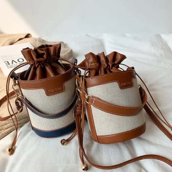 Cylinder Bucket bag