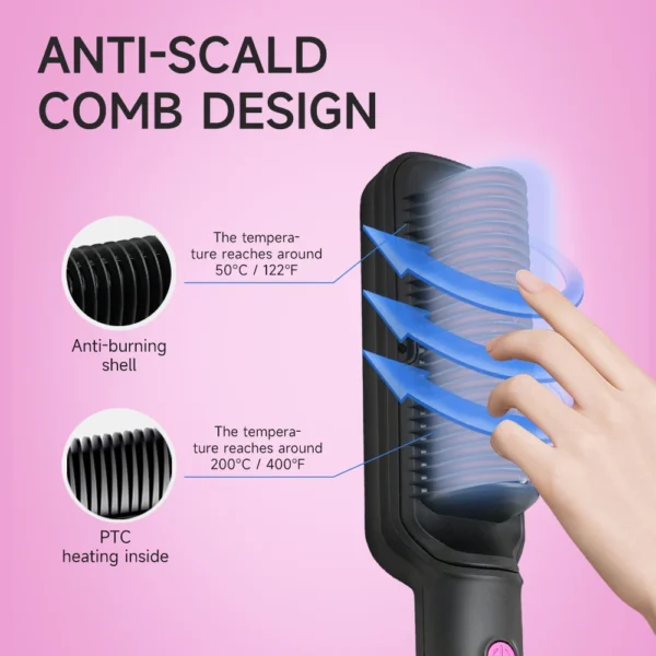 Electric Hair Straightener Brush