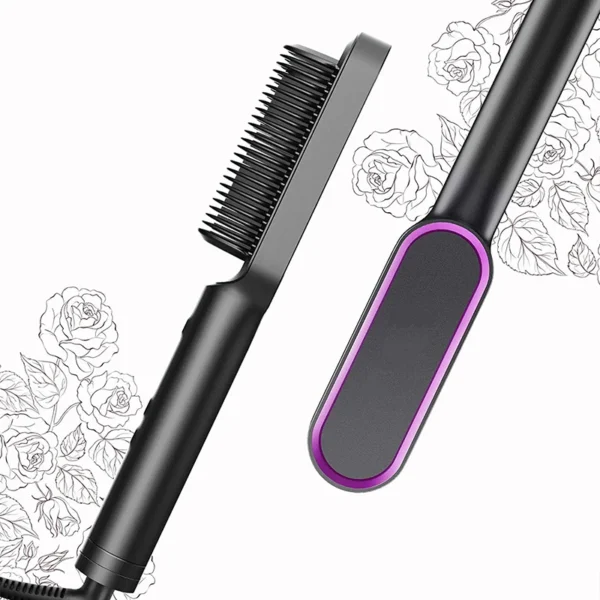 Curly Hair Straightener Brush