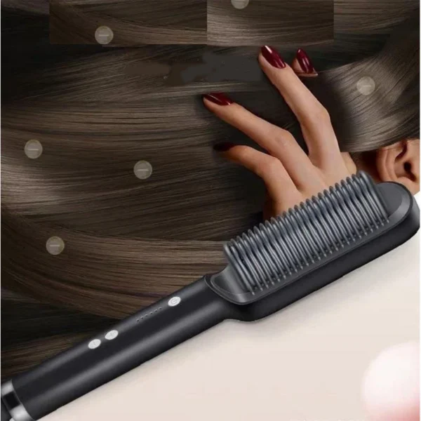 Curly Hair Straightener Brush