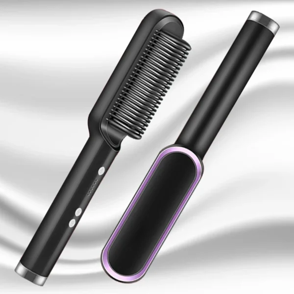 Curly Hair Straightener Brush