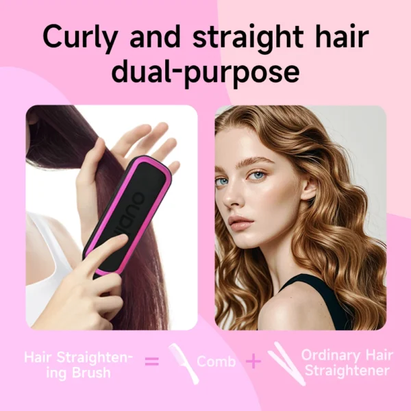 Electric Hair Straightener Brush